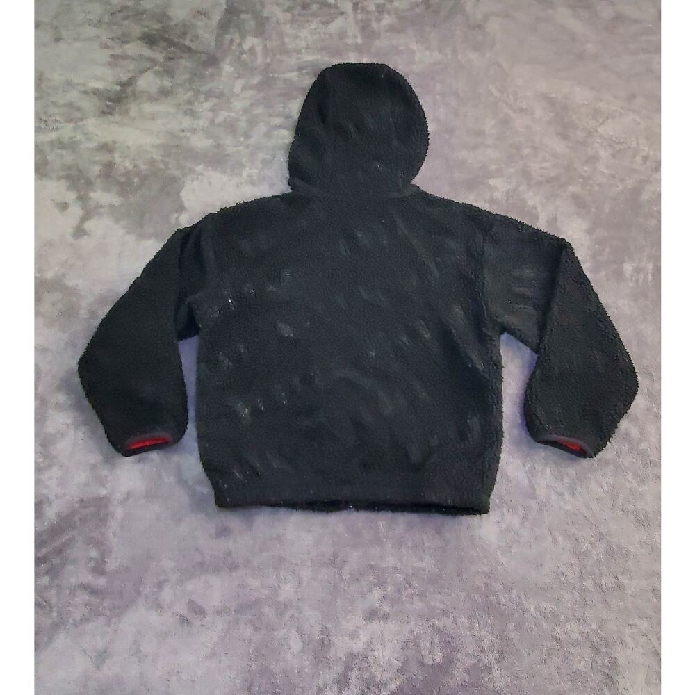 Jordan Hoodie Jacket Girls Sz S 8-10 Black Red Zip Up Basketball Jumpman C2-15 - Picture 8 of 9